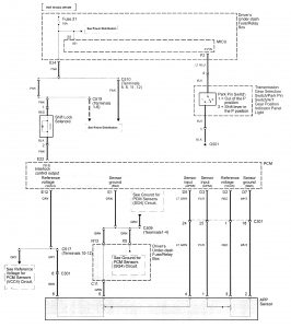 Acura RL - wiring diagram - key interlock (part 2)