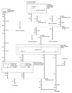 Acura RL - wiring diagram - keyless entry (part 5)