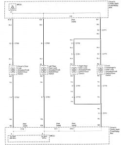 Acura RL - wiring diagram - keyless entry (part 6)