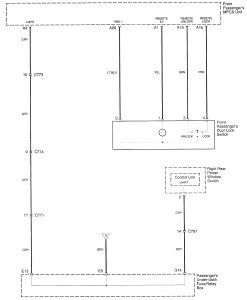 Acura RL - wiring diagram - keyless entry (part 8)