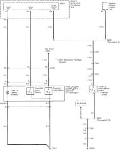 Acura RL - wiring diagram - keyless entry (part 9)