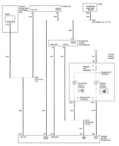 Acura RL - wiring diagram - keyless entry (part 2)