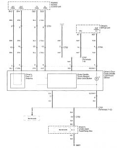 Acura RL - wiring diagram - keyless entry (part 4)