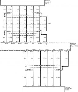 Acura RL - wiring diagram - keyless entry (part 7)