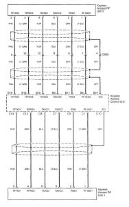 Acura RL - wiring diagram - keyless entry (part 7)