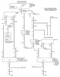 Acura RL - wiring diagram - maintenance reminder system (part 3)