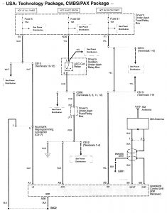 Acura RL - wiring diagram - navigation system (part 1)