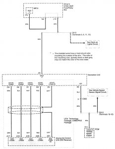 Acura RL - wiring diagram - navigation system (part 15)
