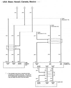 Acura RL - wiring diagram - navigation system (part 19)
