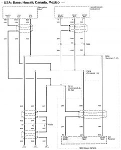Acura RL - wiring diagram - navigation system (part 20)