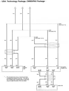 Acura RL - wiring diagram - navigation system (part 21)