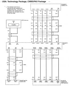 Acura RL - wiring diagram - navigation system (part 4)