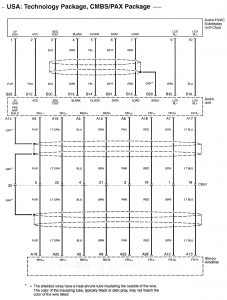 Acura RL - wiring diagram - navigation system (part 6)