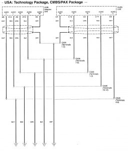 Acura RL - wiring diagram - navigation system (part 7)