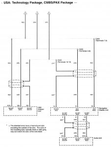 Acura RL - wiring diagram - navigation system (part 9)