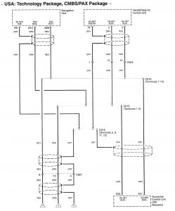 Acura RL - wiring diagram - navigation system (part 10)