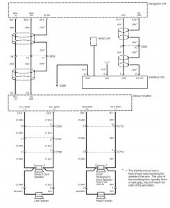 Acura RL - wiring diagram - navigation system (part 2)