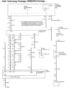 Acura RL - wiring diagram - navigation system (part 2)