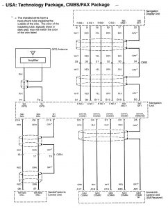 Acura RL - wiring diagram - navigation system (part 4)