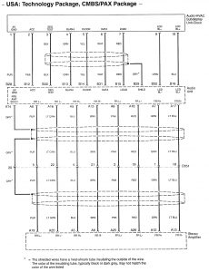 Acura RL - wiring diagram - navigation system (part 6)