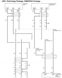 Acura RL - wiring diagram - navigation system (part 12)