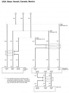 Acura RL - wiring diagram - navigation system (part 9)
