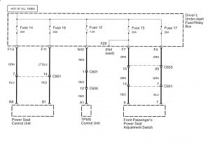 Acura RL - wiring diagram - power distribution (part 11)