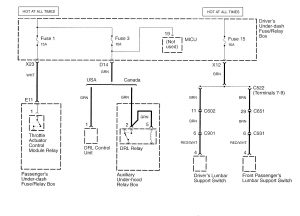 Acura RL - wiring diagram - power distribution (part 12)