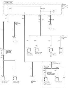 Acura RL - wiring diagram - power distribution (part 13)