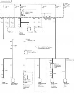 Acura RL - wiring diagram - power distribution (part 16)