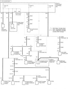 Acura RL - wiring diagram - power distribution (part 19)