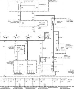 Acura RL - wiring diagram - power distribution (part 4)