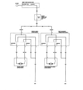 Acura RL - wiring diagram - power lumbar