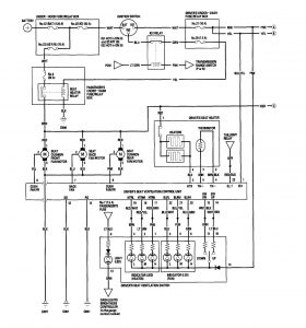 Acura RL - wiring diagram - power seats (part 1)
