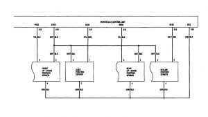 Acura RL - wiring diagram - power seats (part 4)