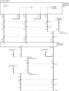 Acura RL - wiring diagram - power windows (part 4)