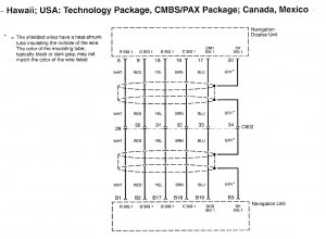 Acura RL - wiring diagram - rear view monitor (part 3)