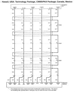 Acura RL - wiring diagram - rear view monitor (part 4)
