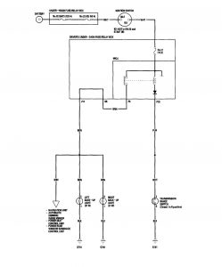Acura RL - wiring diagram - reverse lamps