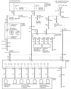 Acura RL - wiring diagram - seat belts (part 5)