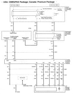 Acura RL - wiring diagram - speed control (part 10)