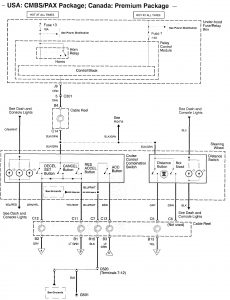 Acura RL - wiring diagram - speed control (part 5)