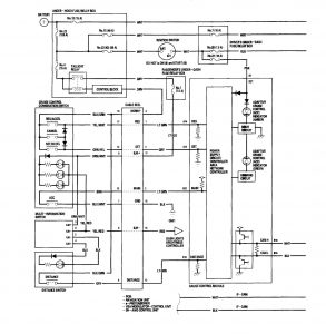 Acura RL - wiring diagram - speed control (part 1)