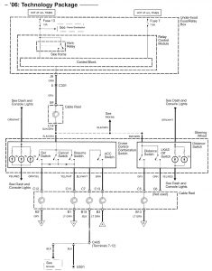 Acura RL - wiring diagram - speed control (part 1)