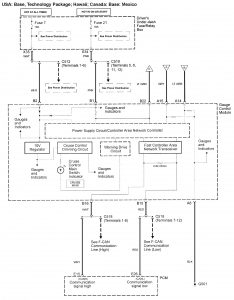 Acura RL - wiring diagram - speed controls (part 2)