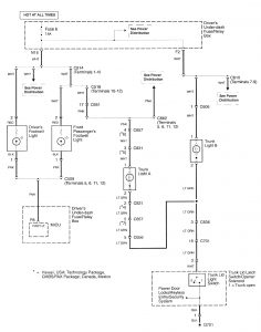 Acura RL - wiring diagram - stepwell lamps