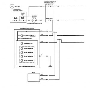 Acura RL - wiring diagram - tire pressure monitoring system (part 1)