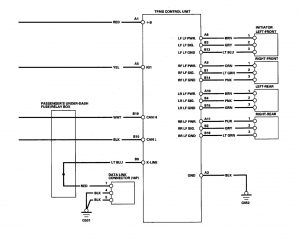 Acura RL - wiring diagram - tire pressure monitoring system (part 2)
