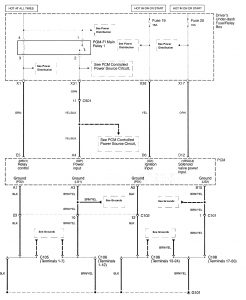 Acura RL - wiring diagram - transmission controls (part 1)
