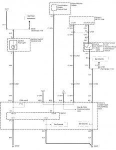 Acura RL - wiring diagram - warning device (part 2)